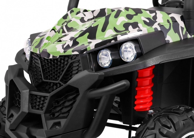 Grand Buggy Strong Lift pro copii Moro + tracțiune 4x4 + telecomandă + suport bagaje + radio MP3 + LED