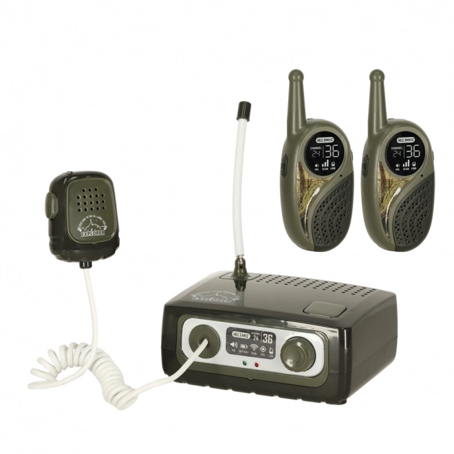 Set Walkie Talkie pentru Copii cu Unitate Centrală Explorer