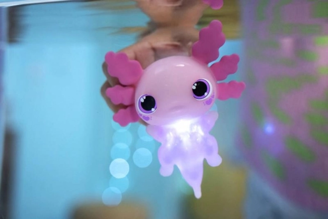 Zabawkă interactivă Axolotl roz