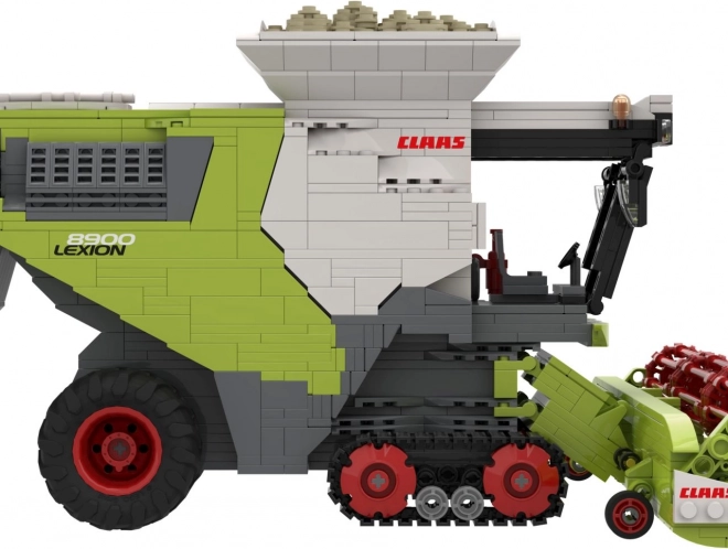 Set de construcție Brixies Plus Claas Lexion 8900 Terra Trac cu remorcă