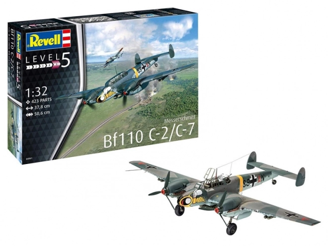 model avion Messerschmitt BF-110 C7