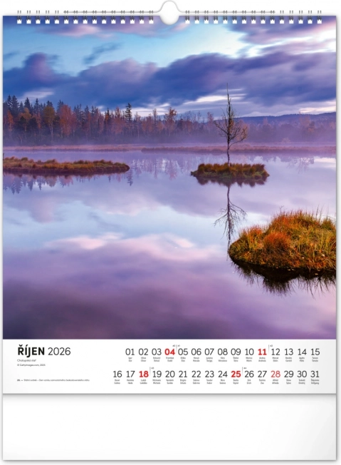 Calendar de perete Șumava 2026