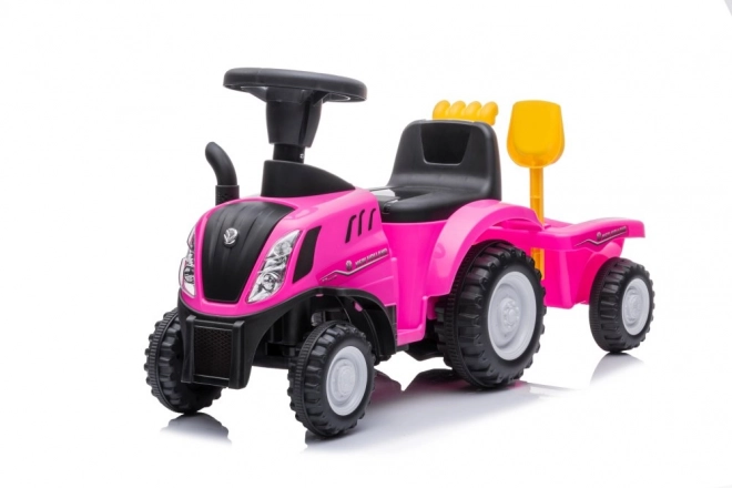 Tractor New Holland roz pentru copii