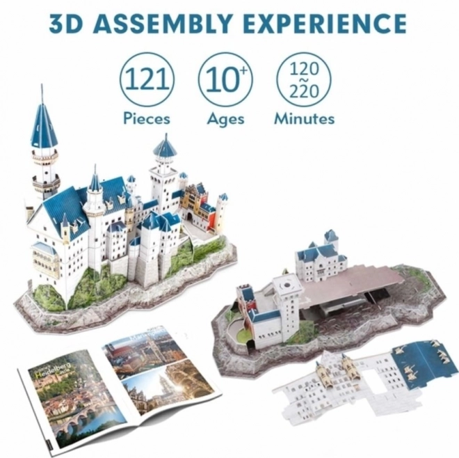 Puzzle 3D Castelul Neuschwanstein National Geographic