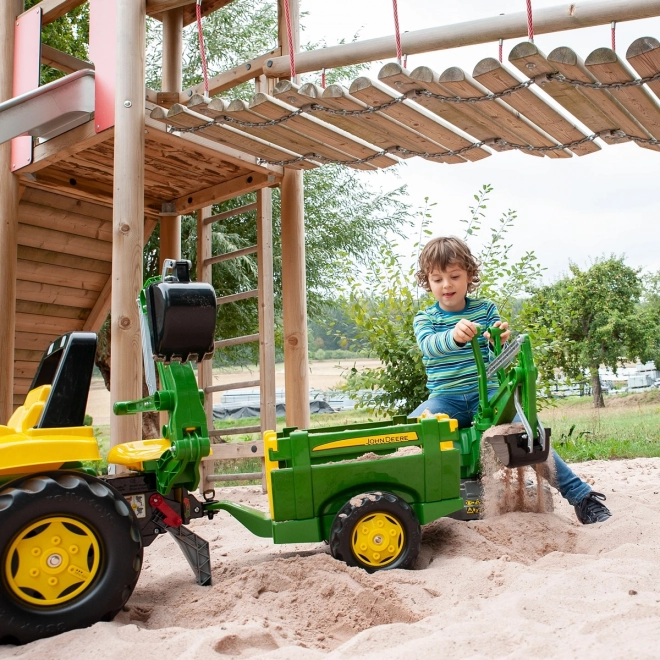 Remorcă de jucărie john deere cu obloane rabatabile