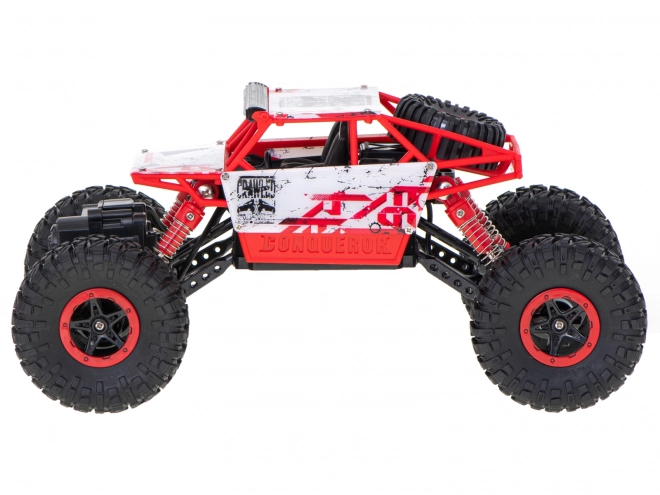 Mașină cu telecomandă RC Rock Crawler HB 2.4GHz 1:18 albastru – Roșu