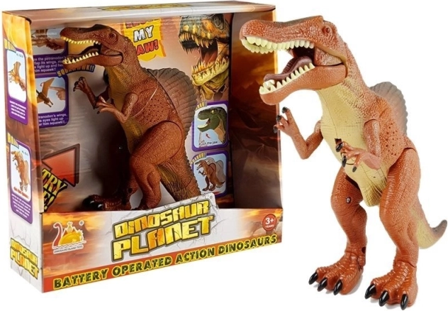 Mare dinozaur cu baterii Tyrannosaurus care rage