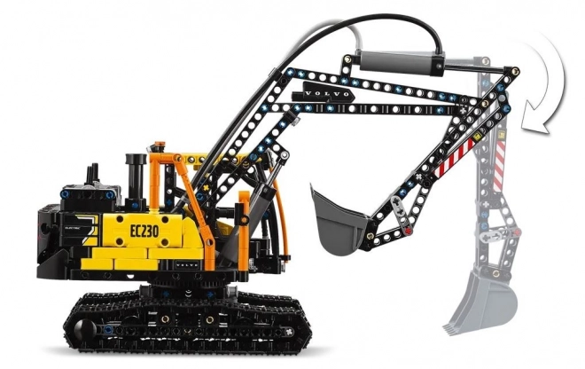 Camion Volvo cu excavator electric EC230 LEGO Technic