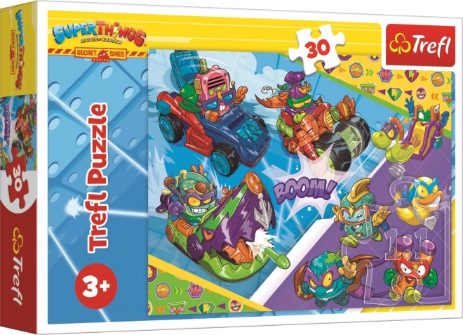 Puzzle Super Things: Echipă de Super Spioni 30 Piese