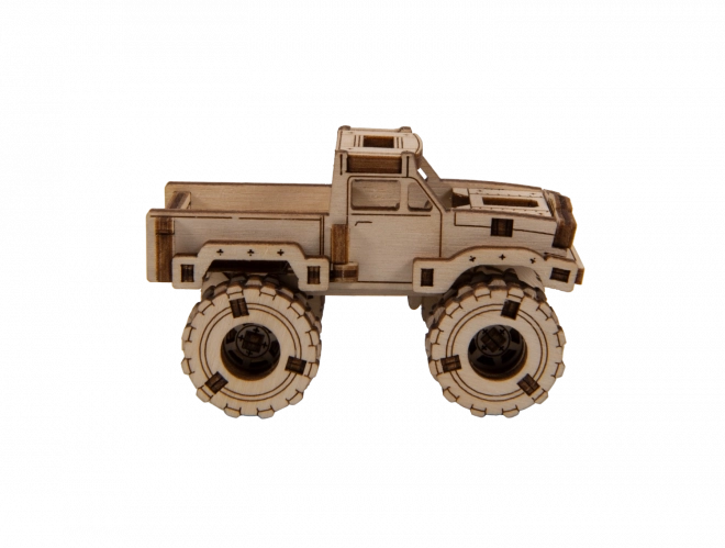 Puzzle 3D din lemn camion monstru