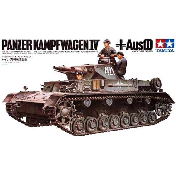 Model de tanc german Pzkpw IV AusfD