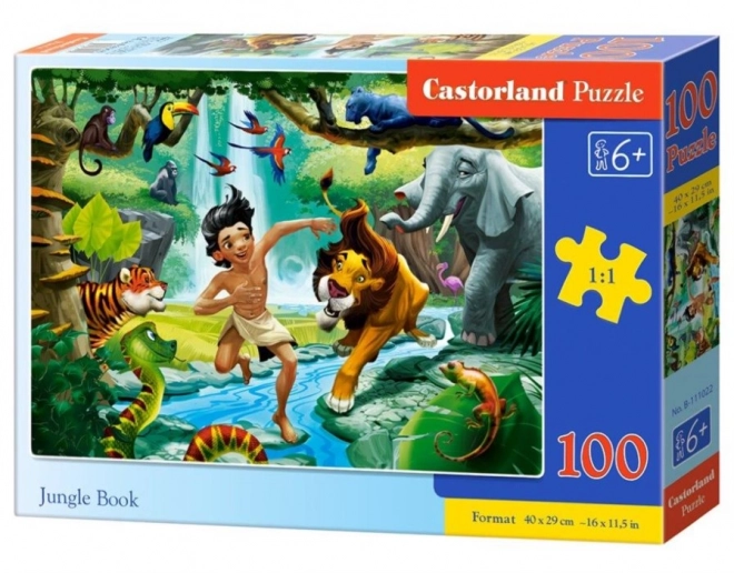 Puzzle 100 de piese Cartea Junglei