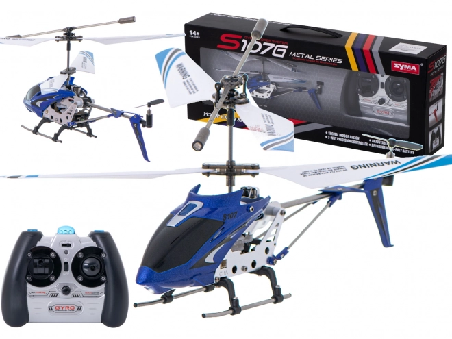 Helicopter RC cu telecomandă Syma albastru – Albastru