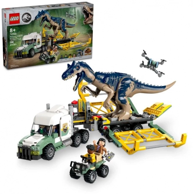 Camion de transport pentru Allosaurus LEGO Jurassic World