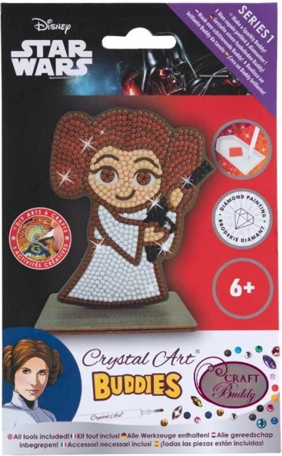 Pictura cu diamante Star Wars: Prințesa Leia