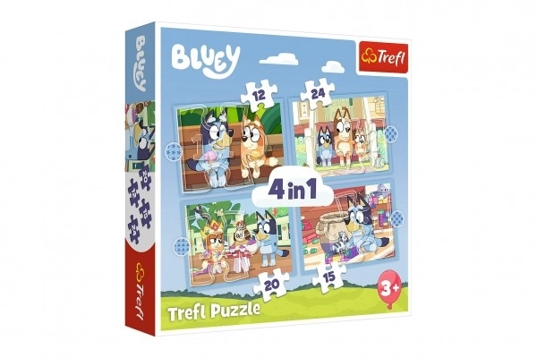 Puzzle diverse Bluey și lumea