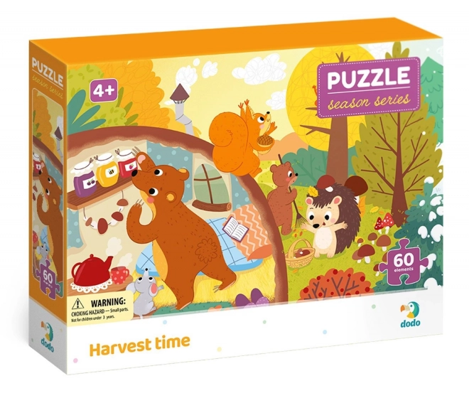 Puzzle DODO Anotimpurile: Timpul recoltei 60 piese