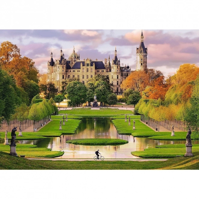 Puzzle 1000 de piese - Zavoiul Schwerin, Germania