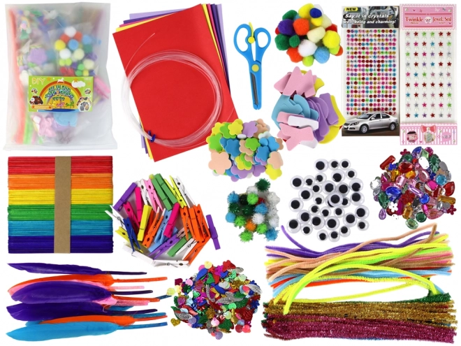 Set creativ de artă pentru copii cu 1200 de piese