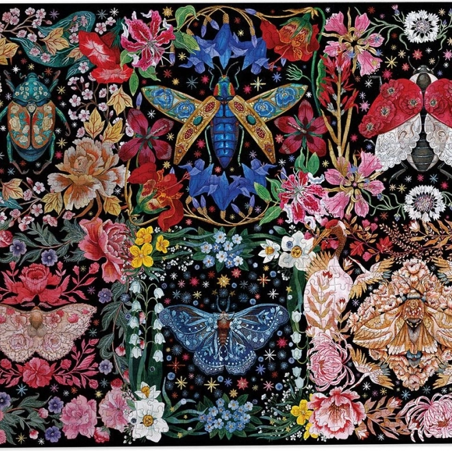 Puzzle Gândaci printre flori 1000 piese