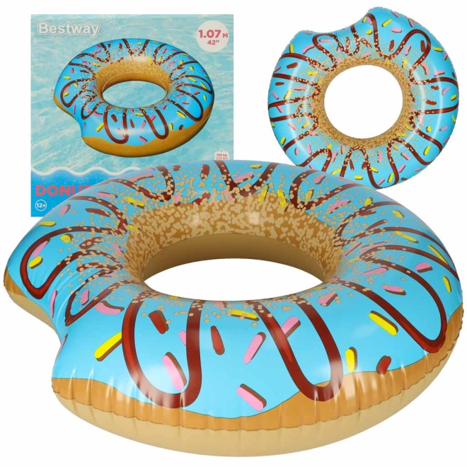 Colac de înot gonflabil Donut Albastru 107cm Bestway