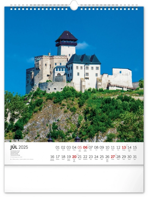 Calendar de perete monumentele Slovaciei 2025