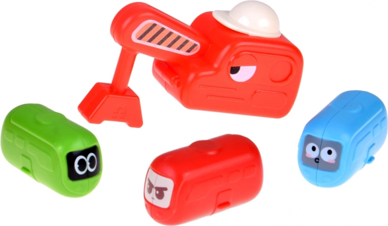 Macara magnetică și mașinuțe capsulă