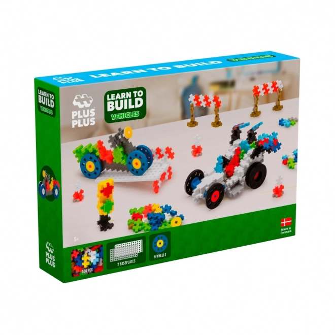 Set creativ Plus-Plus învața să construiești vehicule