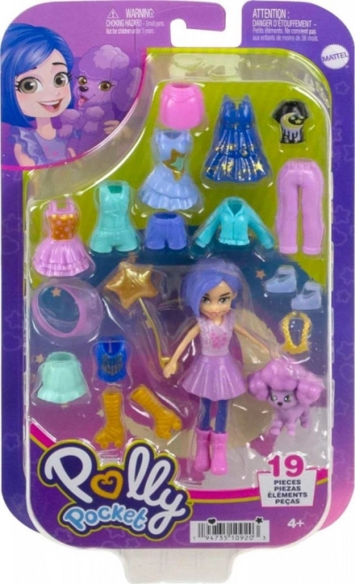 Figurină Polly Pocket Set de Modă pentru Îmbrăcăminte