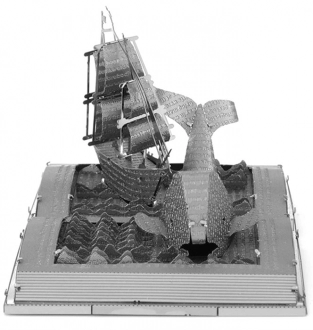 Puzzel 3D Metal Earth carte: Moby Dick