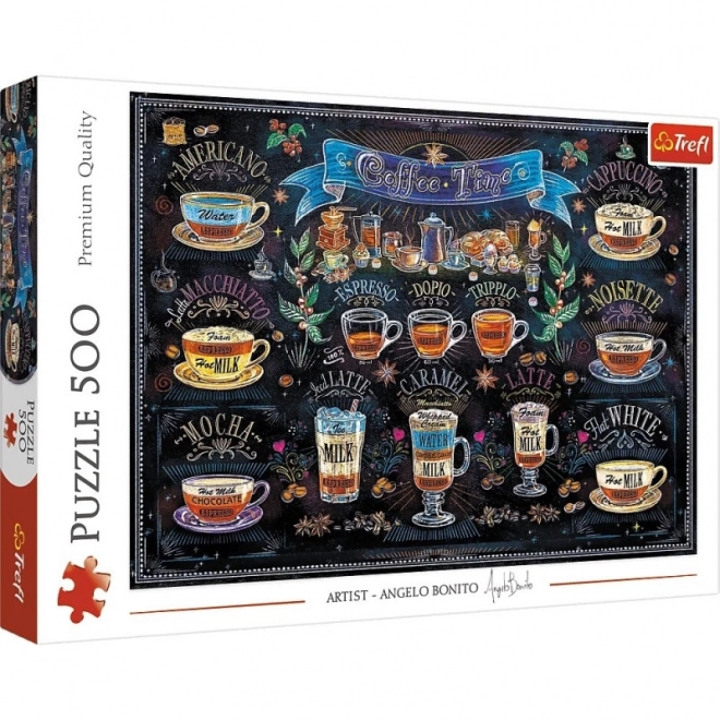 Puzzle Trefl 500 piese - Timp pentru cafea