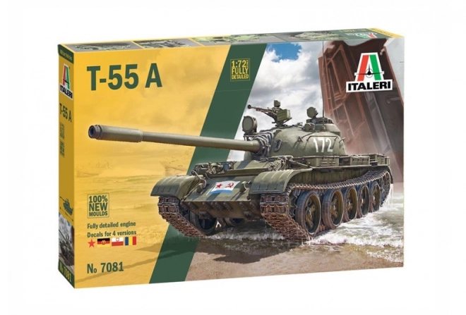 Model tanc T-55A pentru asamblare