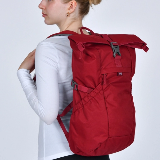 Baagl rucsac Roll burgundy GRS