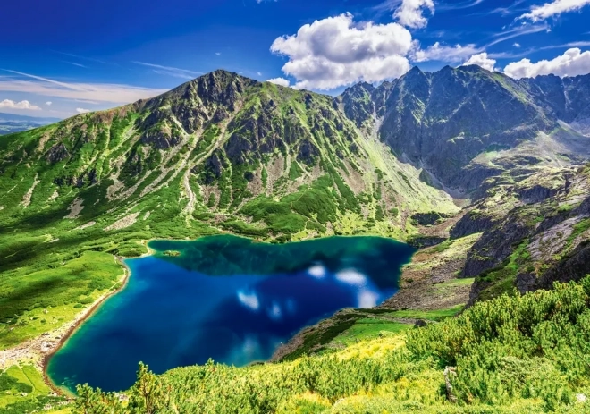 Puzzle Castorland Lacul Negru Gąsienicowy, Tatra - 500 piese