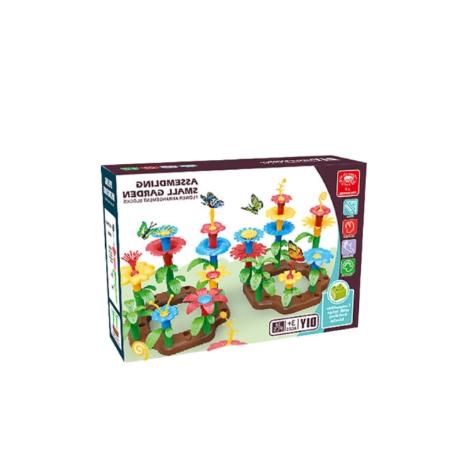 Set de construcție grădina cu flori DIY