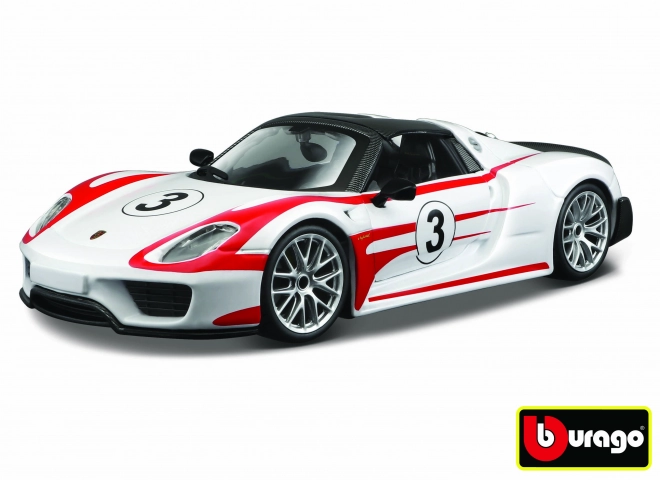 Mașină Porsche 918 Weissach la scară 1:24