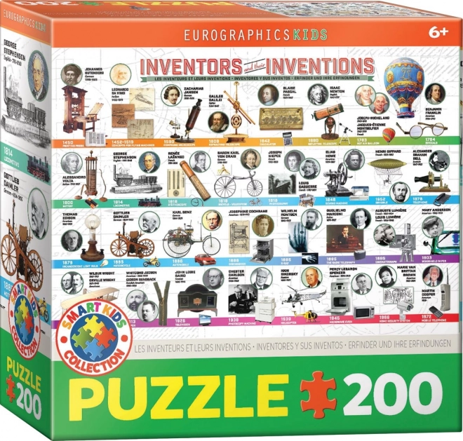 Puzzle Mari Descoperiri Științifice 200 de piese