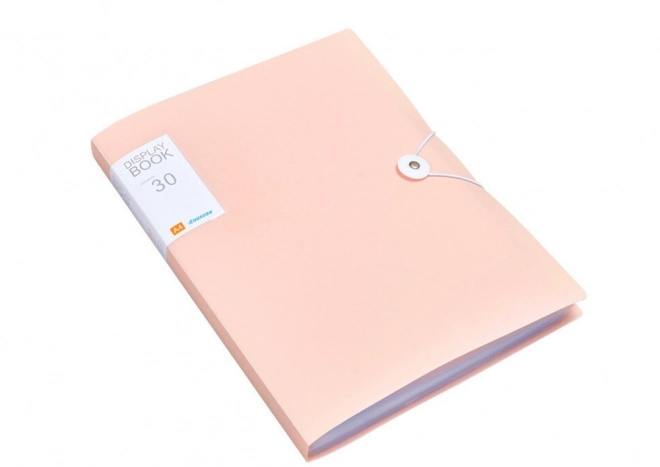 Dosar de plastic cu elastic Roz A4
