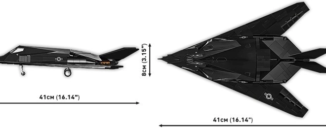 Model F-117 Nighthawk cu 795 piese