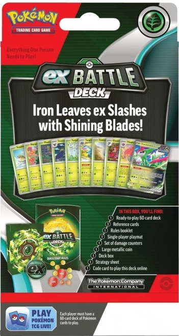 Deck de luptă Pokémon Tapu Iron Leaves Ex