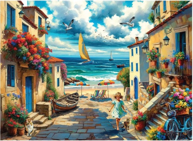 Puzzle Anatolian Satul Fermecător 1000 piese