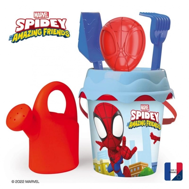 Set plajă Spidey cu găleată și stropitoare