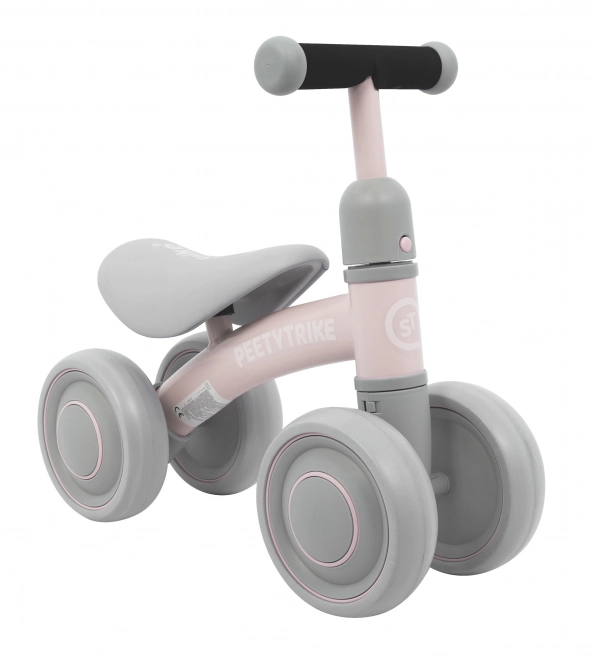 Primul balansier pentru copii PettyTrike roz cu 4 roți SporTrike