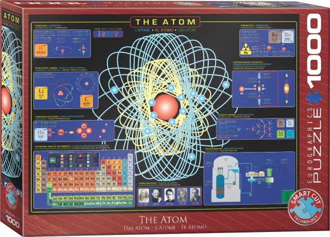 Puzzle 1000 piese Atom EUROGRAPHICS