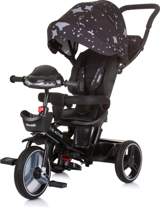 Chipolino tricicletă cu copertină Be Active 2în1 Obsidian