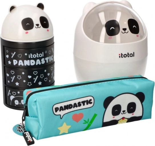 Mini coș pentru masă Panda