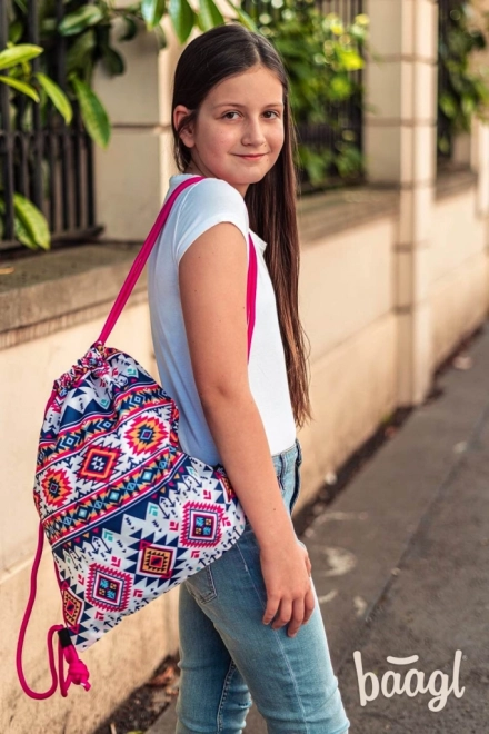 Săculeț Boho pentru încălțăminte Baagl