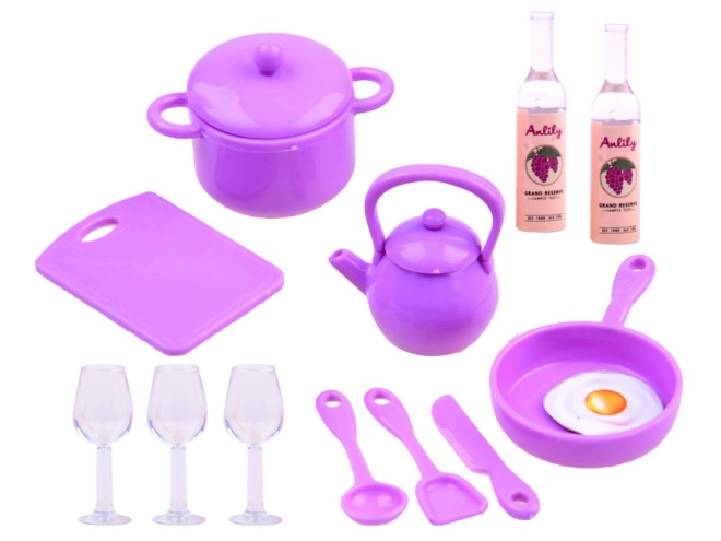 Set bogat de vase și accesorii