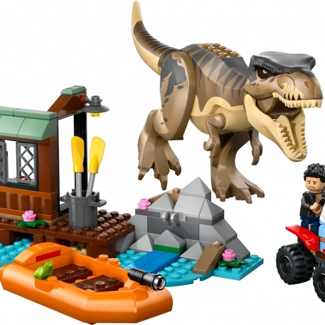 Lego Jurassic World Evadare prin râu de Tyrannosaur