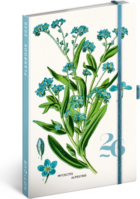 Notique Planbook jurnal și carnet Herbar 2026, 13 x 21 cm